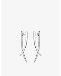 Shaun Leane - Sabre Crossover Sterling Earrings - Lyst