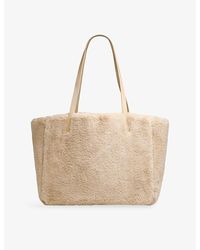 The White Company - Faux Fur Tote Bag - Lyst