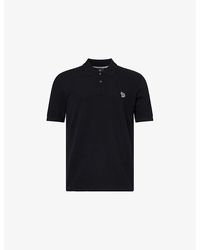 Paul Smith - Zebra-Embroidered Short-Sleeve Cotton Polo Shirt - Lyst
