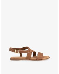 TOMS - Mar Leather Sandals - Lyst