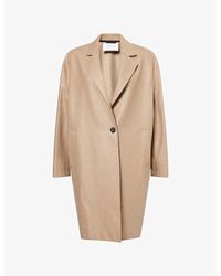 Harris Wharf London - Oversized Cashmere Flannel Coat - Lyst