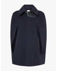 Bottega Veneta - Intrecciato Wool And Cashmere Cape - Lyst
