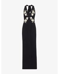 Huishan Zhang - Charlotte Crystal-Embellishment Woven Gown - Lyst