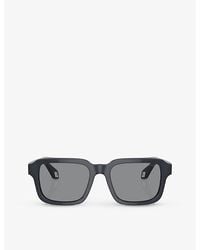 Giorgio Armani - Ar8194u Rectangular-frame Acetate Sunglasses - Lyst