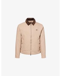 Fred Perry - Caban Padded Cotton-Blend Jacket - Lyst