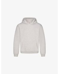 Skims - Lounge Relaxed-Fit Cotton-Fleece Hoody - Lyst