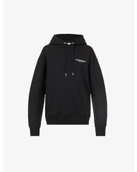 MKI Miyuki-Zoku - Design Studio Brand-Print Cotton And Polyester-Blend Hoody - Lyst