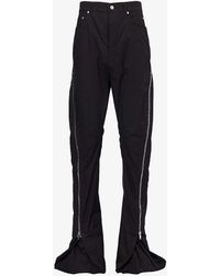 Rick Owens - Bolan Zip-embellished Tapered Cotton Trousers - Lyst