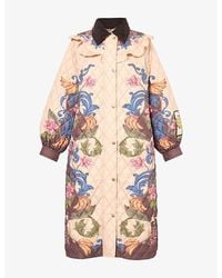Barbour - X Farm Rio Dania Quilted Shell Jacket - Lyst