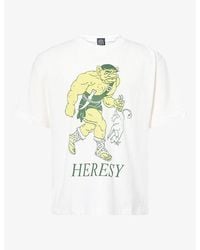 Heresy - Brand-Print Cotton T-Shirt - Lyst