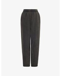 Entire studios - Relaxed-Fit Wide-Leg Cotton-Jersey Jogging Bottoms - Lyst