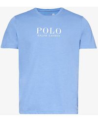 Polo Ralph Lauren - Logo-print Crewneck Cotton-jersey T-shirt - Lyst