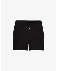 Reiss - Alvo Wave-Pattern Knitted Shorts - Lyst
