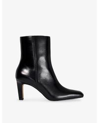 Dune - Ovation Heeled Leather Ankle Boots - Lyst