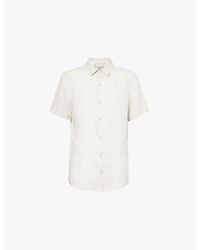 Onia - Jack Air Short-Sleeve Linen-Blend Shirt - Lyst