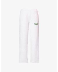 Ru & Rocka - Varsity Logo-Print Jersey Jogging Bottoms - Lyst