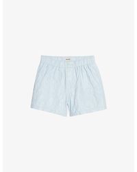 Zadig & Voltaire - Pax Elasticated-Waist Crinkled Leather Shorts - Lyst