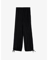 Whistles - Balloon-Leg Relaxed-Fit Woven Trousers - Lyst