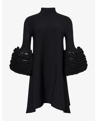 CFCL - Pottery Pile Glitter-Embellished Knitted Mini Dress - Lyst