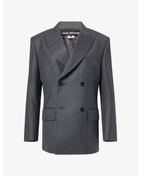 Junya Watanabe - Double-Breasted Peak-Lapel Wool Blazer - Lyst