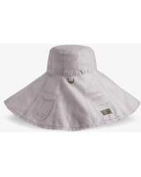 Acne Studios - Holtz Wide-brim Reversible Cotton Bucket Hat - Lyst