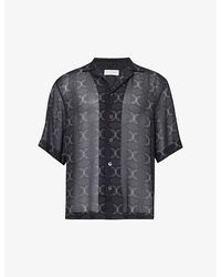 Dries Van Noten - Cassi Abstract-pattern Relaxed-fit Woven Shirt - Lyst
