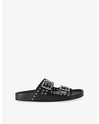 Steve Madden - Abbot Leather Sandals - Lyst