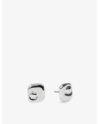 Monica Vinader - Amaia Sterling- Stud Earrings - Lyst