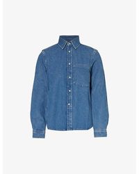 With Nothing Underneath - The Classic Long-sleeved Organic Denim-blend Shirt - Lyst