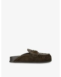 Dolce Vita - Jodero Studded Suede Loafers - Lyst