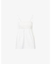 Pretty Lavish - Rae Crochet Cotton Cami Top - Lyst