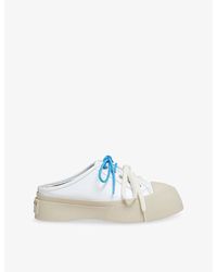 Marni - Pablo Backless Leather Trainers - Lyst