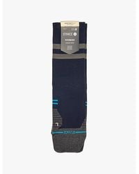 Stance - Franchise Crew-Length Striped Stretch-Woven Socks - Lyst