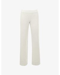 House Of Cb - Lara Straight-Leg Merino-Wool Trousers - Lyst