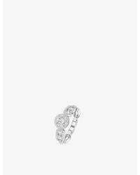 Messika - Move Link 18Ct Rose- And 0.30Ct Brilliant-Cut Diamond Ring - Lyst