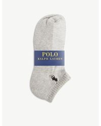 Polo Ralph Lauren - Logo Cushioned Sole Socks Set Of Six - Lyst