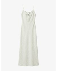 OMNES - Cecile Gingham Cotton Maxi Dress - Lyst