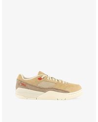 Nike - Flight Court Suede And Mesh Trainers - Lyst