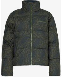 Carhartt - Springfield Brand-embroidered Boxy-fit Recycled-polyester Jacket - Lyst