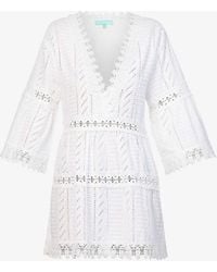 Melissa Odabash - Victoria Semi-sheer Cotton Cover-up - Lyst