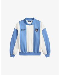 Polo Ralph Lauren - X Wimbledon Striped Cotton-Blend Sweatshirt - Lyst