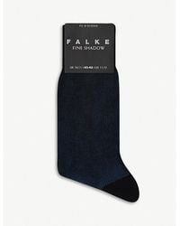 FALKE - Fine Shadow Cotton-blend Socks - Lyst