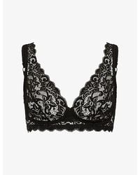 Hanro - Moments Lace Soft-Cup Bra - Lyst