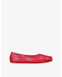 Ancient Greek Sandals - Iro Mesh-Textured Pvc Ballet Flats - Lyst