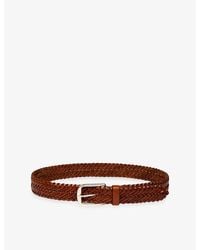 Sandro - Braided Leather Belt - Lyst