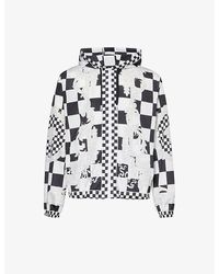 Versace - Medusa Check-print Relaxed-fit Woven Jacket - Lyst