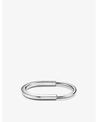 Tiffany & Co. - Lock 18Ct- Bangle Bracelet - Lyst