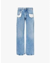 Maison Margiela - Faded-Wash Straight-Leg Relaxed-Fit Jeans - Lyst