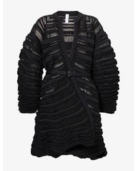 CFCL - Pottery Swell Glit Belted Knitted Coat - Lyst