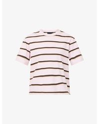 Canada Goose - Roam Stripe Cotton-Jersey T-Shirt - Lyst
